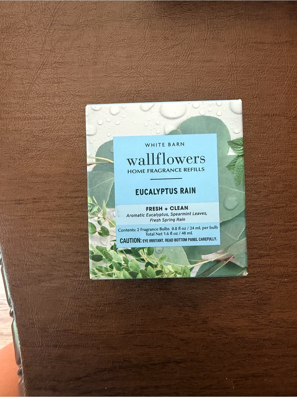 BBW White Barn Eucalyptus Rain Home Fragrance Refill - 2 Pack